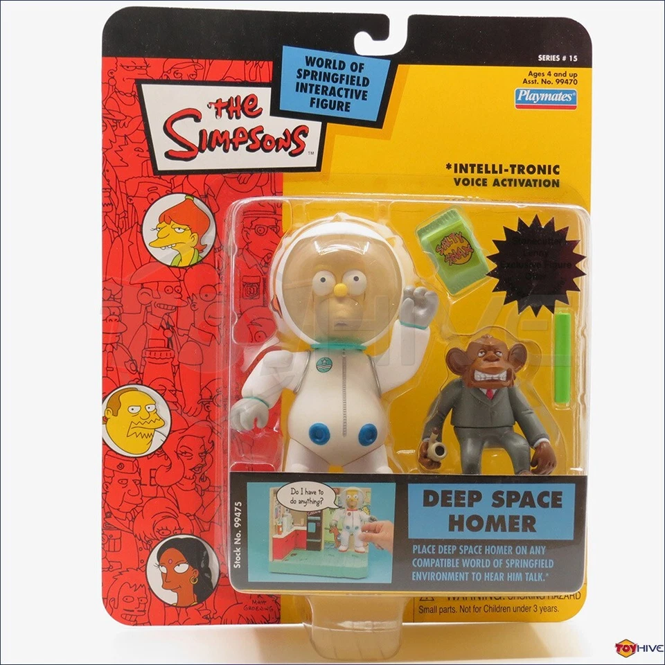 Playmates WOS The Simpsons Deep Space Homer Series 15 Interactive Figure