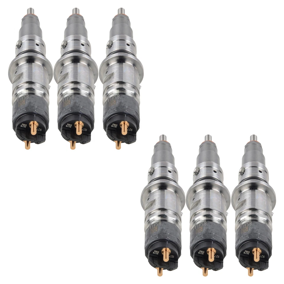 Juego de inyectores de combustible Bosch Common Rail (6 piezas) para Dodge Ram 3500 6,7 L6 2010 Foto 1 de 1