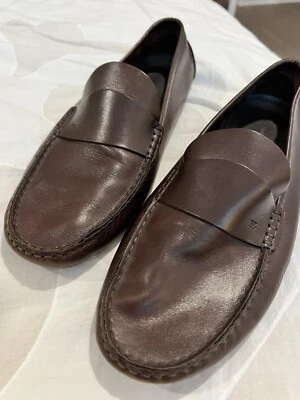 Mocassins Ermenegildo Zegna sapatos de motorista - TAMANHO 8,5 Reino Unido/9,5 EUA EEE EUA - Imagem 1 de 4