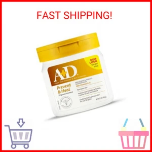 A+D Original Diaper Rash Ointment, Skin Protectant With Lanolin and Petrolatum, - Picture 1 of 2
