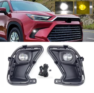 For 2024-2025 Toyota Grand Highlander LED Dual Color Fog Light Kit w/Bezels Wire - Bild 1 von 24
