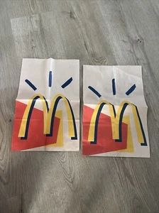 2000s mcdonalds Bundle Of 2 travis scott meal bag brand new Cactus Jack - Picture 1 of 1