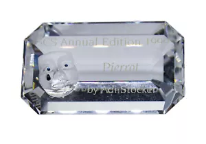 Swarovski Kristall Figur, Plakette Pierrot, 1203081 (231678) 2,2" MIB - Bild 1 von 4