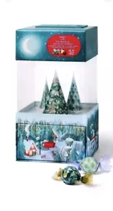 Marks & Spencer Magical Snowing Forest Chocolate Milk Truffle Light Up Box 200g - Picture 1 of 6