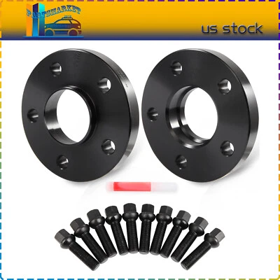 2X 20mm 5x112 Wheel Spacers For Mercedes Benz C230 C200 E230 E280 14x1.5 Foto 1 de 4