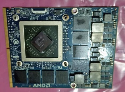 Getestete Alienware M17X R4 M18X R2 AMD Radeon 7970M Grafikkarte 2GB Grafik 9XVK3 - Bild 1 von 3