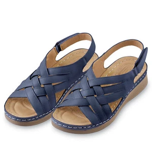 Lightweight Cross-Over Comfort Adjustable Padded Sandals - Picture 1 of 5