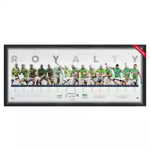 Jarrod Croker Career Retrospective Signed Canberra Raiders Lithograph Framed - Picture 1 of 1