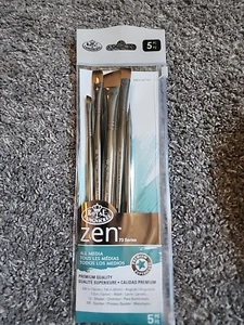 Royal Langnickel Zen 73 Series, All Media Premium Paint Brushes - Picture 1 of 1
