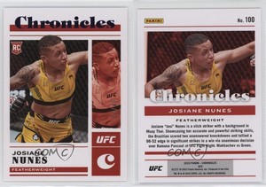 2023 Panini Chronicles UFC Rookies Purple /49 Josiane Nunes #100 Rookie RC
