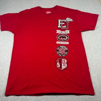 Camisa Marc Ecko Adulto Grande Roja Streetware Subcultura Graffiti Moda Artista Foto 1 de 4