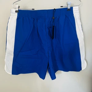 RAG & BONE Penn Pull-On Shorts, Relaxed Fit, Size Large (14/16), Blue, NWT - Picture 1 of 11