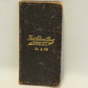 Vtg 1922 Pocket Memo Calendar Reference History Events, 1st National Bank Promo - Foto 1 di 9