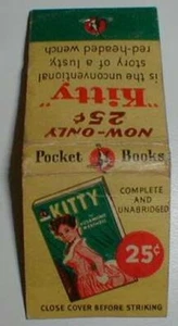KITTY - Sexy book advertising matchbook - Picture 1 of 1