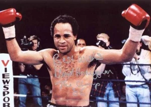 Lloyd Honeyghan - Boxeador - Foto firmada - Certificado de autenticidad (28470) - Imagen 1 de 1