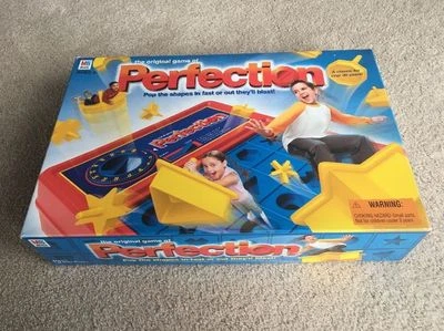 Perfection Game Milton Bradley 2003 Complete - Image 1 of 4