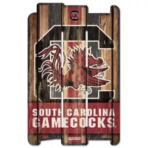 South Carolina Gamecocks NCAA 17" x 11" Wood Decorative Indoor Sign Wincraft - Picture 1 of 1