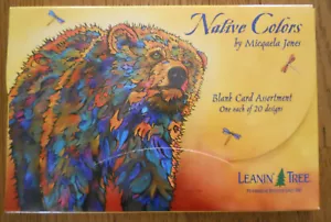 20 Leanin Tree Greeting Box Cards Set NATIVE COLORS, Micqaela Jones, American - Picture 1 of 2