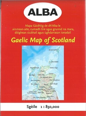 Alba:  Gaelic map of Scotland - Image 1 of 2