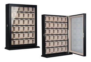 Damaged 30 Watch Cabinet Luxury Case Storage Display Box Jewellery Watches 51 - Picture 1 of 9