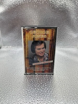 Vintage George Jones Country Classics Music Cassette Tape Play Tested RARE - Image 1 of 4
