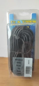 Mercury 10m SVHS S-Video Kabel Leitung 4Pin Mini DIN Stecker auf Stecker - TV DVD PC - Bild 1 von 7