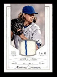 JACOB DEGROM 2015 NATIONAL TREASURES USED WORN JERSEY RELIC #95/99 BF7006 - Picture 1 of 1