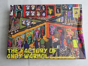 The Factory of Andy Warhol 1000 Piece Puzzle and Matching Game by Antelope - Picture 1 of 8
