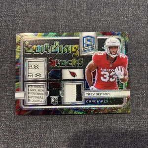 2024 Spectra Trey Benson RC Building Blocks Meta Prizm Patch /25 Cardinals - Picture 1 of 2