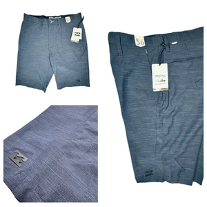 Pantalones Cortos Chinos Híbridos Billabong Crossfire X Slub Para Hombre’s 30 Sumergibles Azul NVY - Imagen 1 de 9
