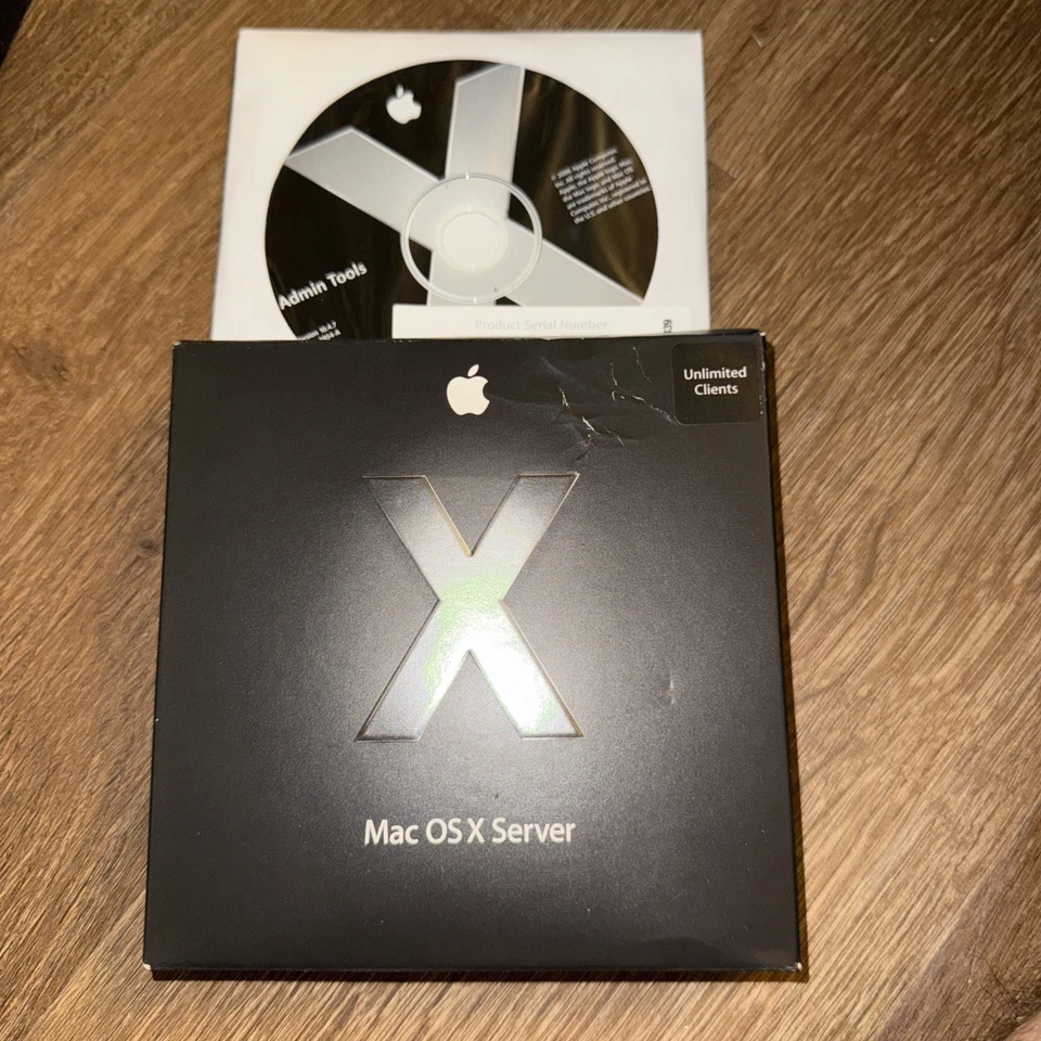 Apple Mac OS X Server 10.4 Tiger - Unlimited Clients - VGC (MA612Z/A) - Image 1 of 1