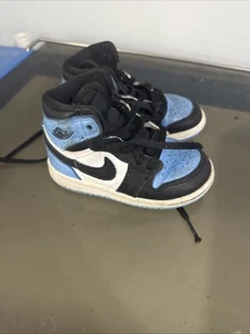 Nike Air Jordan 1 Retro High OG UNC Toe FD1413-400 Toddler Size 7c - Picture 1 of 7