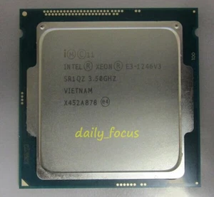 Intel Xeon E3-1246 v3 3.5 GHz LGA1150 4 cores 8 threads SR1QZ CPU Processor 8 MB - Picture 1 of 4