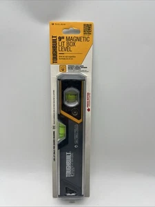 Toughbuilt 9" Magnético Iluminado Caja Nivel LED - Imagen 1 de 2