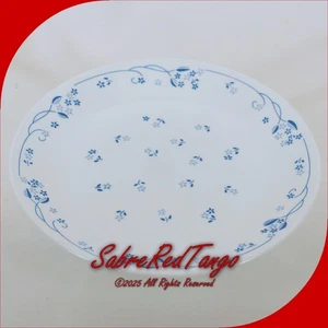 CORNING CORELLE VITRELLE GLASS 8.5" SALAD PLATE PROVINCIAL BLUE - Picture 1 of 4