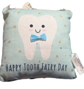 Hanging Tooth Fairy Pillow- Boys Little Man - Picture 1 of 2