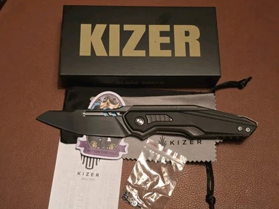 Navaja de Bolsillo Plegable Kizer Zero S45VN Hoja Titanio y Aluminio Mango Ki3664A2 Foto 1 de 4