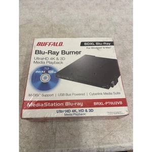 BUFFALO MediaStation Lecteur Blu-ray Portable/Externe, Blu-Ray, DVD, CD - Photo 1/10