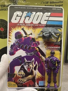 GI Joe Cobra versión de dibujos animados personalizados V2 ojos de serpiente cardados sin perforar púrpura neblina - Imagen 1 de 16