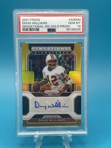 2021 Panini Prizm Sensational Signatures Doug Williams #SS-DWI Gold /10 PSA 10 - Picture 1 of 3