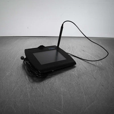 Topacio T-LBK57GC-BHSB-R Signature Pad con cable de alimentación USB, lápiz óptico conectado Foto 1 de 4
