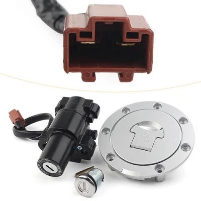 For Honda CBR600RR/1000RR 2008-14 Ignition Switch Fuel Gas Cap Seat Lock Key Set Foto 1 de 4