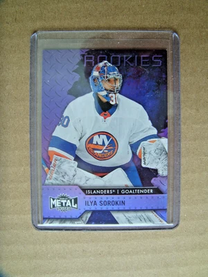 Ilya Sorokin 2020-21 Metal Hockey Universe Rookie Purple /199 - Image 1 of 2