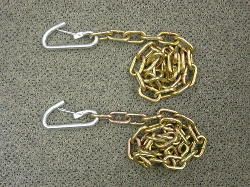 Casa rodante (paquete de 2) Clase 1 - 36" gancho de cierre remolque cadena eje de remolque Foto 1 de 1