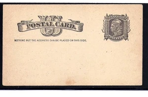 EE. UU. TARJETA POSTAL #UX7 — "NADA MÁS QUE LA DIRECCIÓN" - 1881 - COMO NUEVA - Imagen 1 de 3