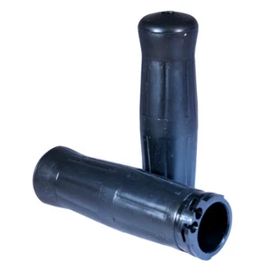 AVON BLACK OLD SCHOOL GRIPS HARLEY DYNA FXD SUPER GLIDE FXDL LOW RIDER 1991-2012 - Picture 1 of 1