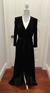 Retrofete Long Suade Front Closing Dress - Picture 1 of 7