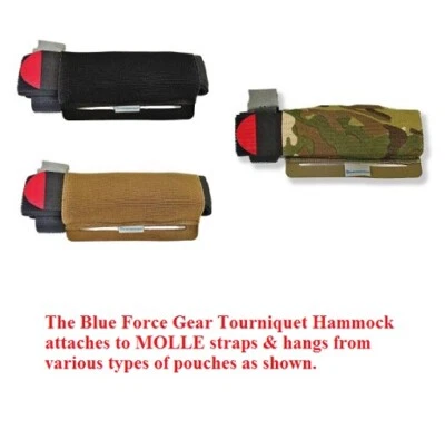 Blue Force Gear M-TQH-HMK Ten Speed Tourniquet Carrier Hammock Pouch -See Colors