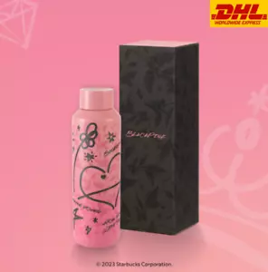 Blackpink Starbucks 2023 Turn up Your Summer BLACKPINK Water Bottle 20oz +DHL - Picture 1 of 1