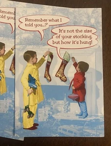 4 Noble Works Adult Humor Funny Christmas Cards W/ Envelopes 4.5”x 6.5” - Picture 1 of 4